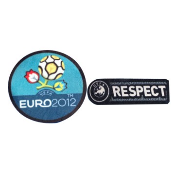 2012 UEFA EURO & 2012 Respect Badges Patch