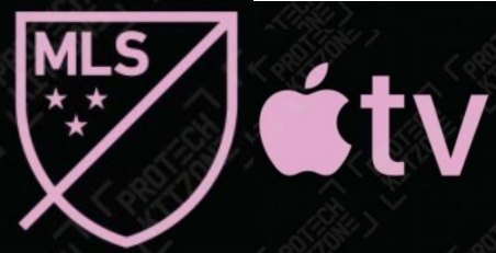 23/24 Inter Miami MLS Away Badge & Apple TV(Pink) Patch