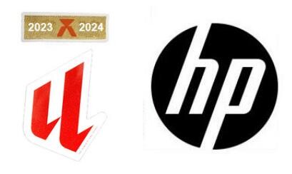 24/25 La Liga & 23/24 La Liga Champion Badge & HP Sponsor (Black/Home) Patch