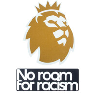 24/25 Premier League Champion Badge & No Room For Racism Patch