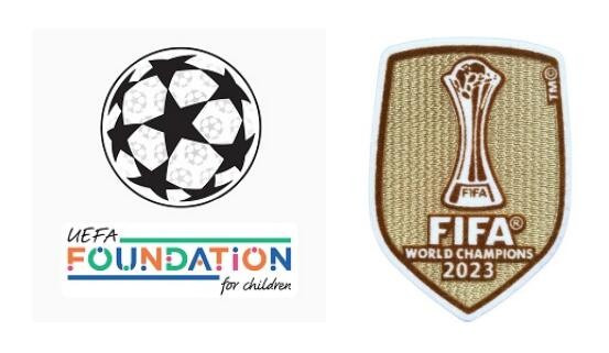 24/25 UCL & UEFA Foundation & CWC Champions 2023 Badges Patch