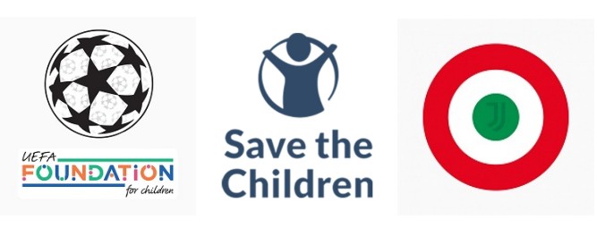 24/25 UCL & UEFA Foundation & Save The Children Sponsor (away) & Coppa Italia(Juventus) Badges Patch