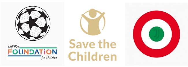 24/25 UCL & UEFA Foundation & Save The Children Sponsor (third away) & Coppa Italia(Juventus) Badges Patch
