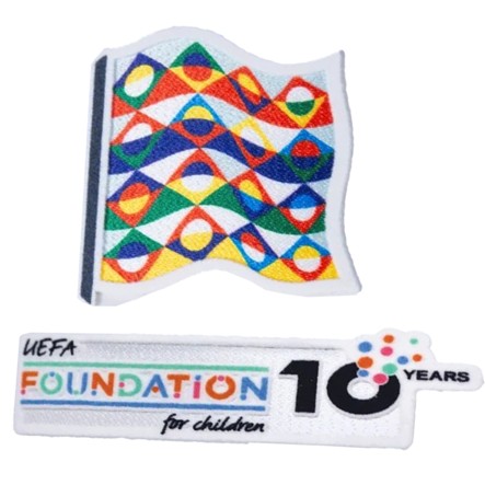 24/25 UEFA Nations Leauge & UEFA Foundation 10 Years Badge Patch
