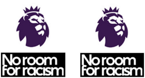 25/26 Premier League Badge & No Room For Racism *2 Patch