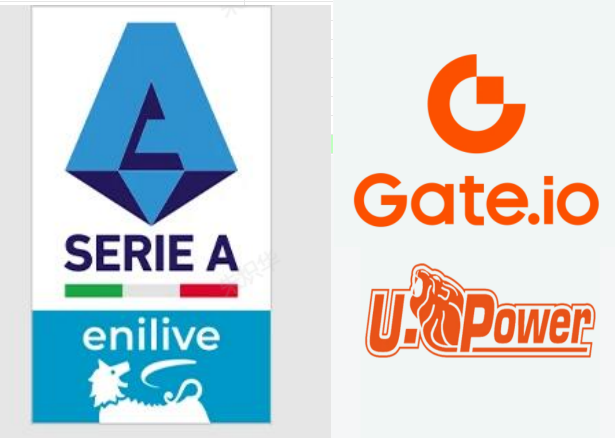 25/26 Serie A Badge & 25/26 U.Power & Gate.io Patch