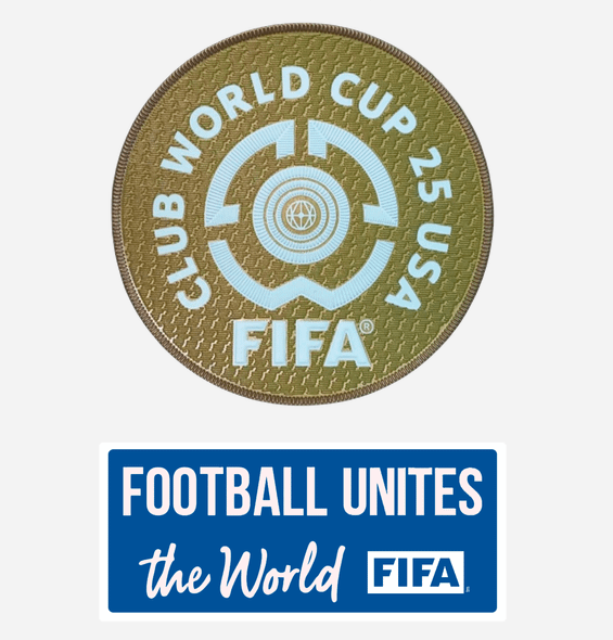 Club World Cup 25 USA Badge & FOOTBALL UNITES the world (Blue) Badge & & [Inter Milan] Gate.io (away) Patch