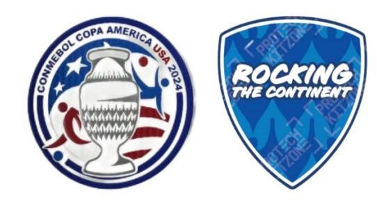 Copa America USA 2024 & Rocking The Continent Badges Patch