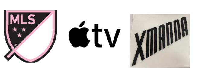 Inter Miami MLS Home Badge & Apple TV(Black) & XMANNA Patch