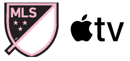 Inter Miami MLS Home Badge & Apple TV(Black) Patch