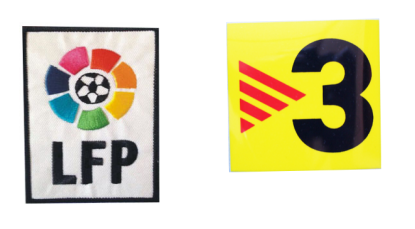Retro Spanish La Liga & TV3 Badge Patch