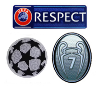 Retro UCL & Honor 7 Cups & Respect Badges Patch