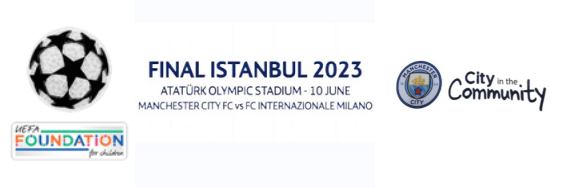 UCL & UEFA Foundation & FINAL ISTANBUL 2023 & City in the Community Patch