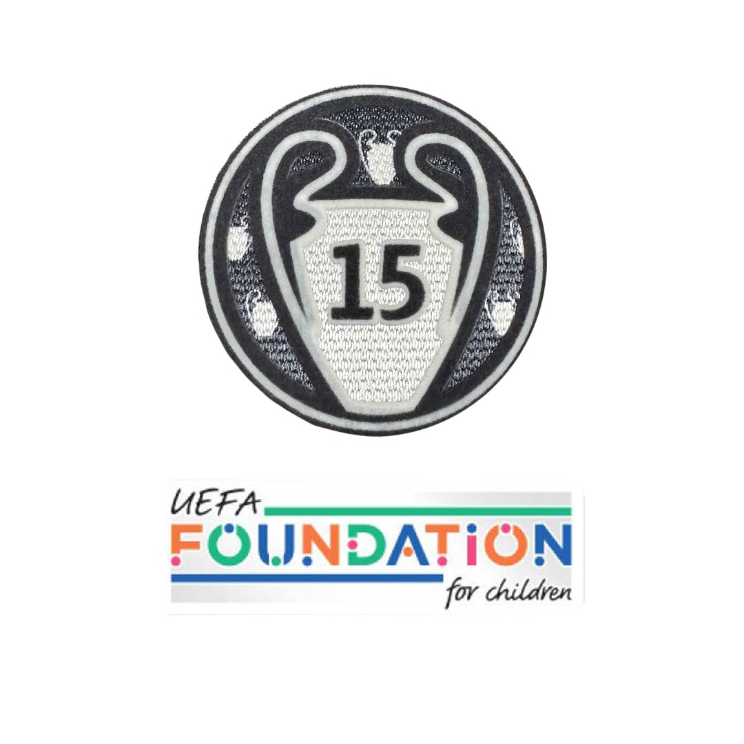 UCL Champion 15 & UEFA Foundation Patch